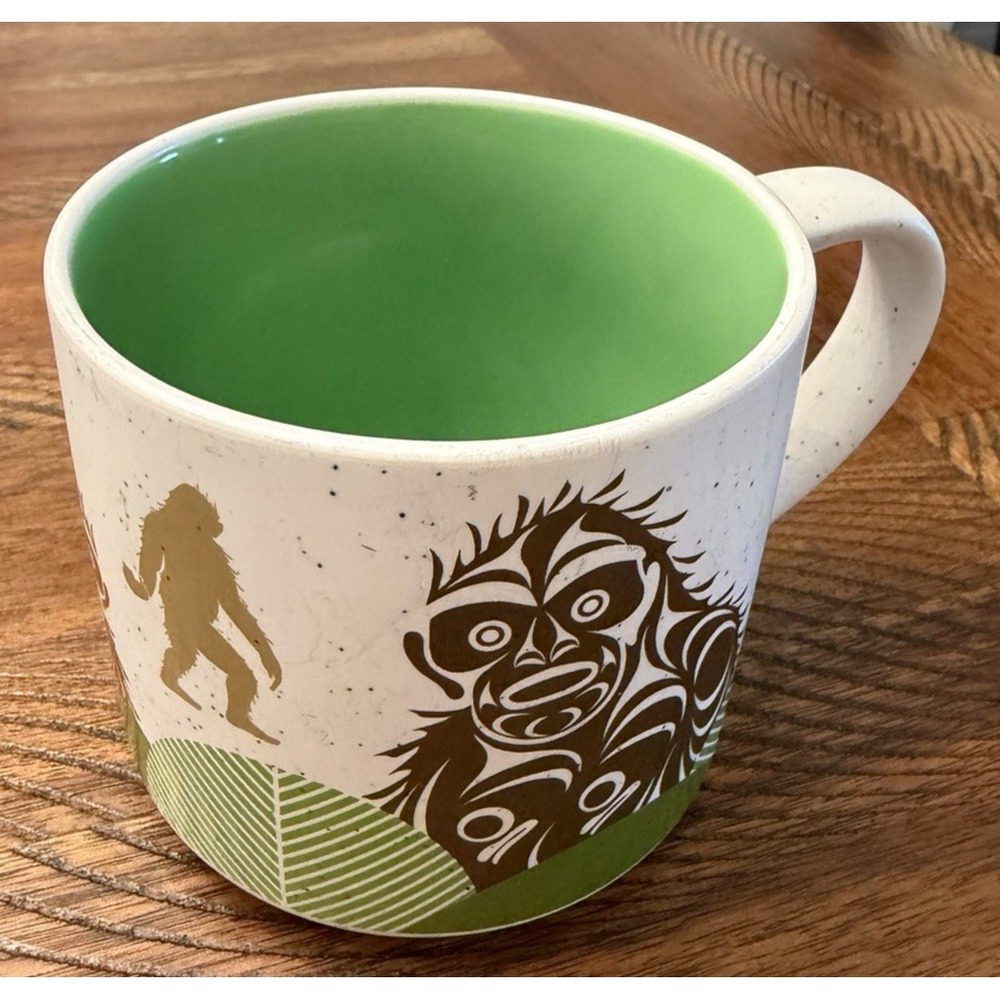 Coastal Salish Sasquatch Mug Bigfoot Coffee Tea Cup 16 oz Native Northwest Art